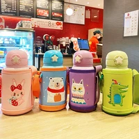 baby feeding cup with cover stainless steel milk thermos for children insulated hot water bottle leak poof thermal cup