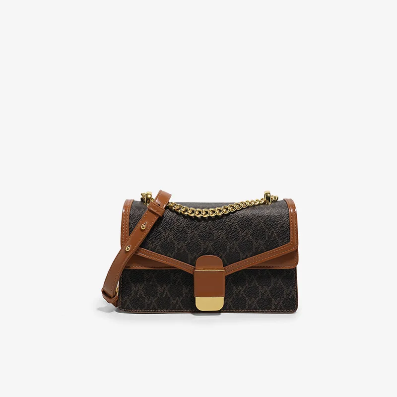 

Знаменитые дизайнерские женские сумки, новинка 2021, модные Универсальные кожаные сумки с принтом, диагональная портативная маленькая квадр...