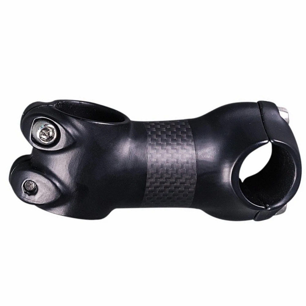 Матовый глянцевый велосипедный стержень 3K Carbon + алюминиевый 25 4 мм длиной 50 60 70 80