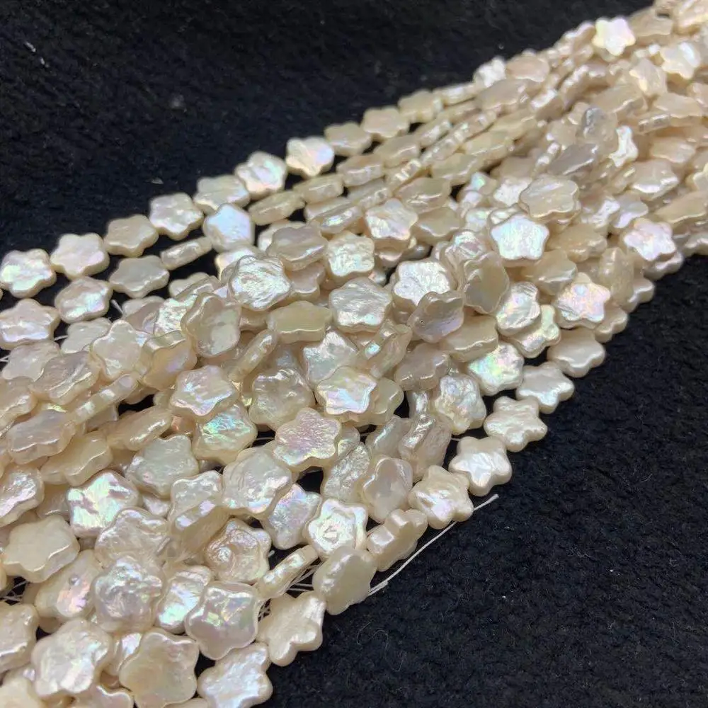 Бусины шармы для ушей из натурального пресноводного жемчуга 11 мм 16 шт. 100%