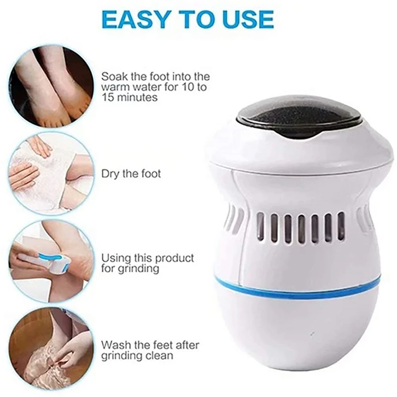 Шлифовальная машинка для ног перезаряжаемая электрическая удаления мозолей