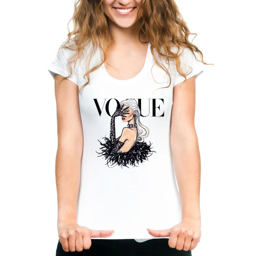 Модная футболка с принтом принцессы женская графическим рисунком в стиле