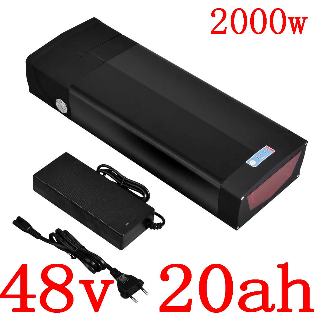48V 1000W 2000W lithium ion battery pack 20AH electric bike use samsung/panasonic/LG cell with 2A charger free duty | Спорт и