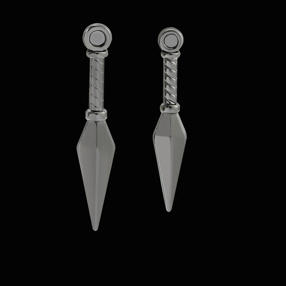 Популярные серьги из аниме кунай для женщин и мужчин подвески орочимару Конохи