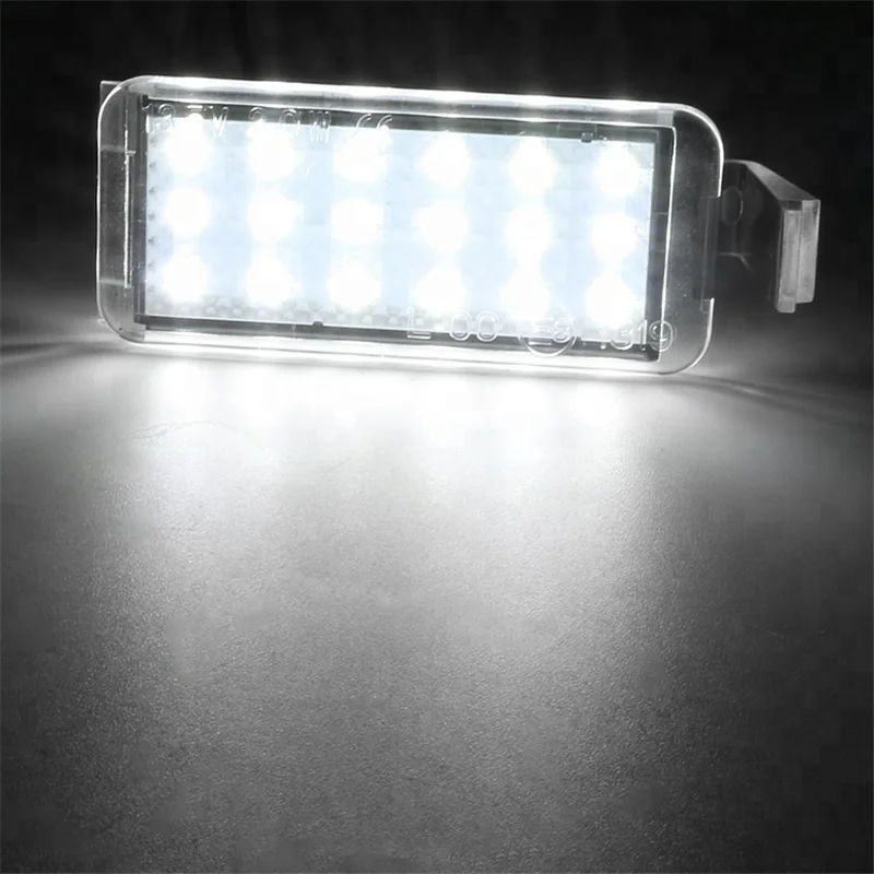 

QCDIN 2Pcs Led License Number Plate Lamp For Ford Falcon BA/BF XR 6/8 03-08 White 12v External Parts Car Signal lights