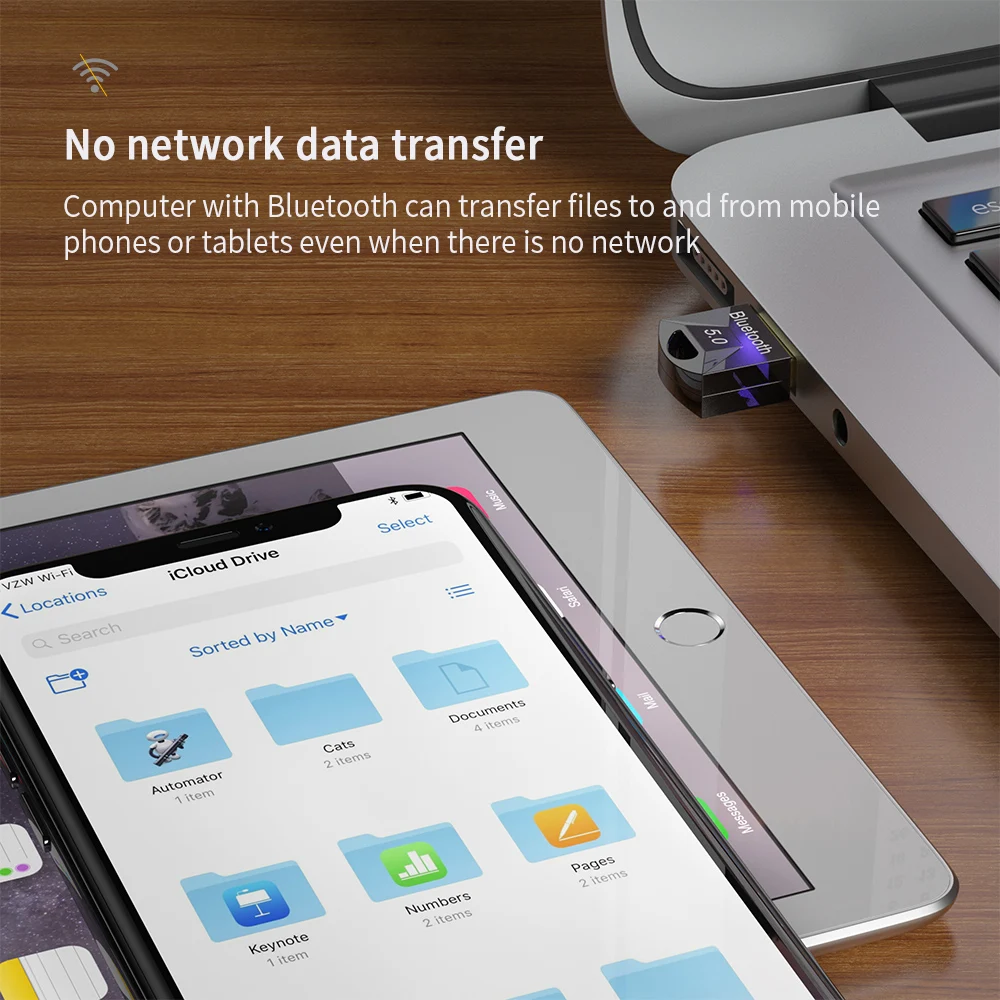 Essager беспроводной USB Bluetooth 5 0 адаптер для компьютера ПК динамик клавиатура аудио
