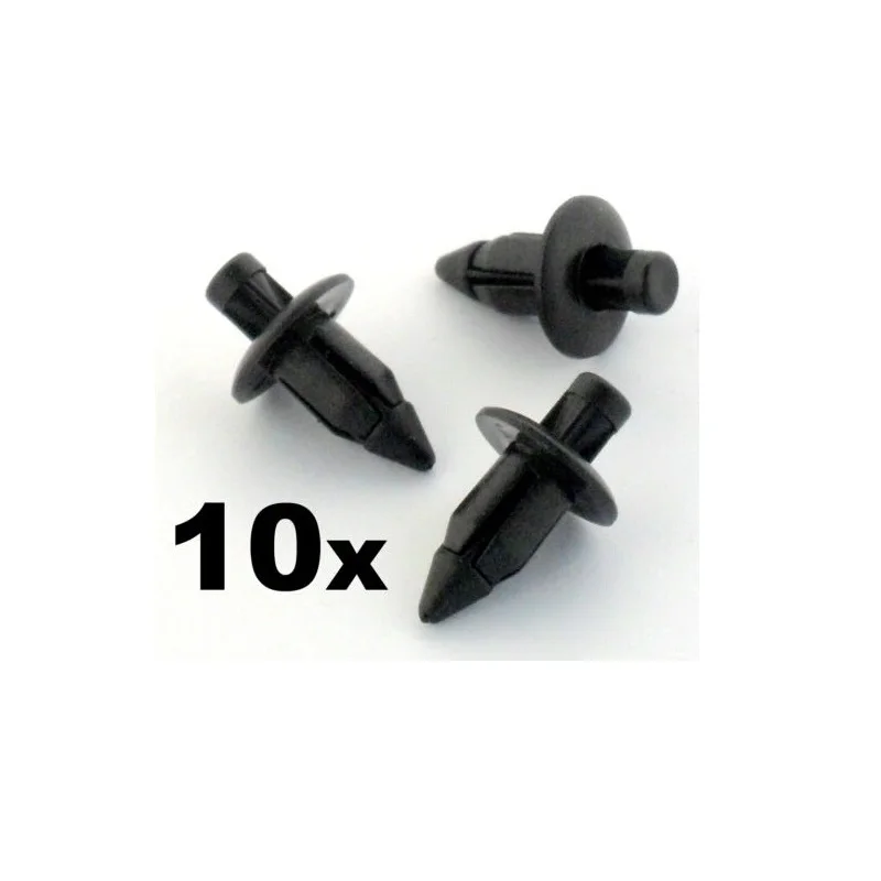 

10x 6mm For Rivetto In Plastica Parafango & Bordo clip- FOR Honda,For Yamaha,For Suzuki,For Kawasaki