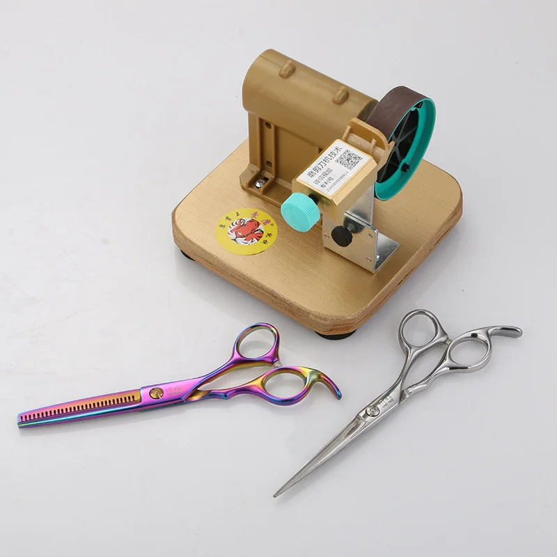 Barber shop hairdresser self-service scissors sharpening machine tailor pet hair salon stylist flat tooth sharpeni | Инструменты