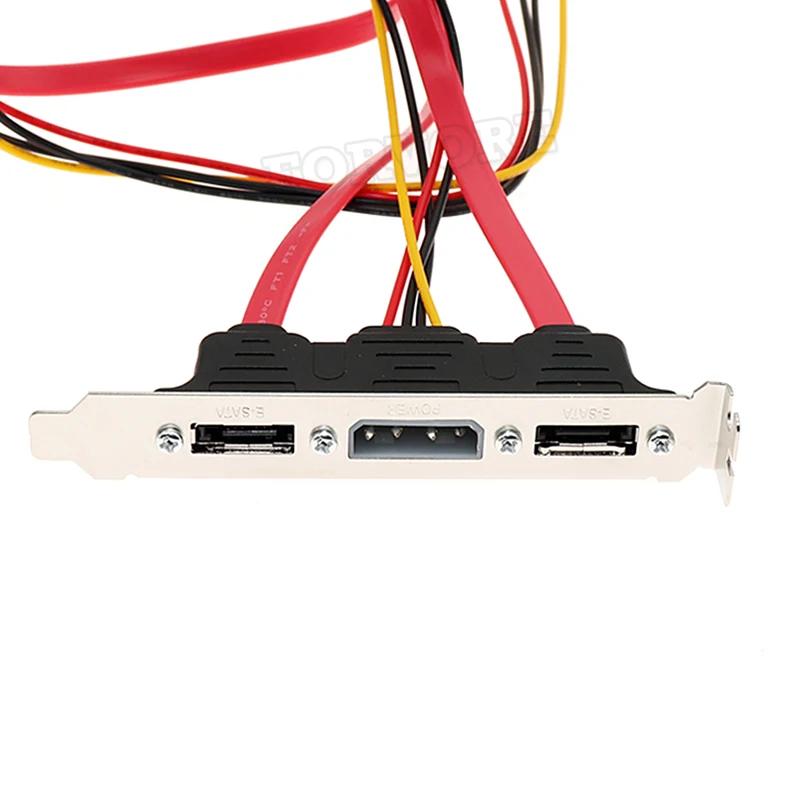 Двойной разъем SATA-2 порта eSATA + 4-контактный IDE