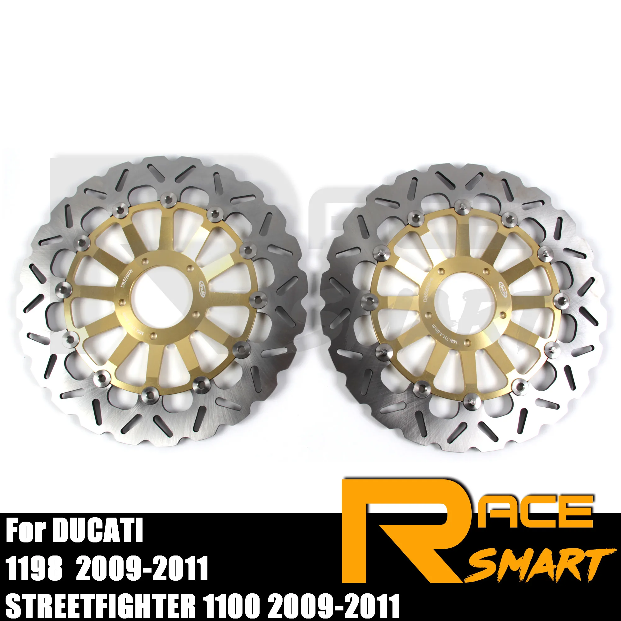 

Мотоцикл CNC передние тормозные диски из нержавеющей стали тормозной ротор для DUCATI 1198 2009 2010 2011 STREETFIGHTER 1100 2009 - 2011