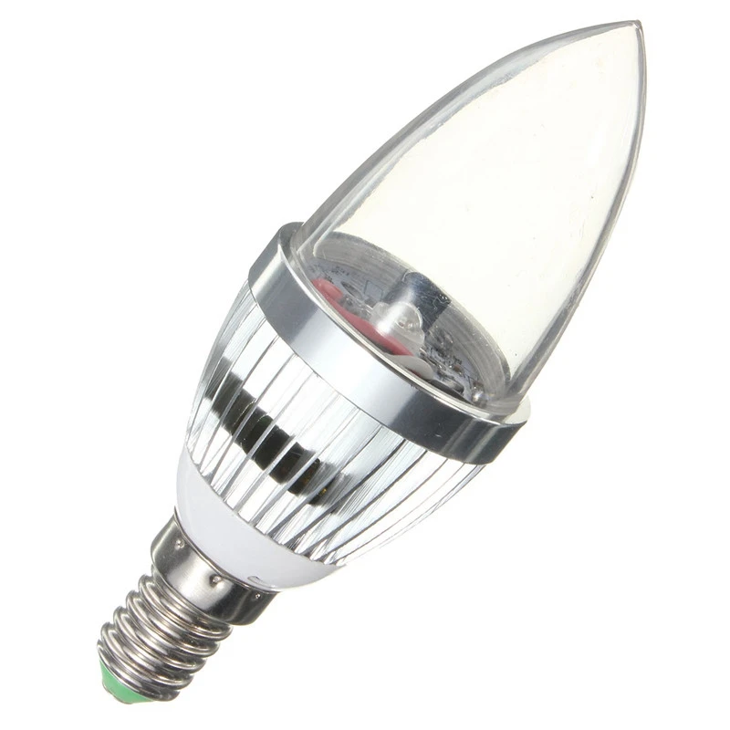 E14 3W RGB светодиодный светильник лампа свеча Точечный 16 изменение цвета с