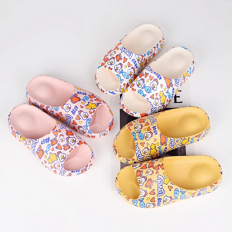 

2021 New Cartoon Slippers Thick-soled Indoor Outdoor Sandals Soft And Comfortable