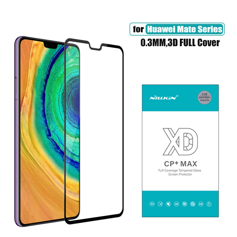 Huawei mate 30 Pro 20 X стекло Nillkin XD CP+ Max полное покрытие 3D Закаленное стекло протектор экрана для huawei mate 30 Pro 20X стекло - Цвет: XD CP PLUS MAX