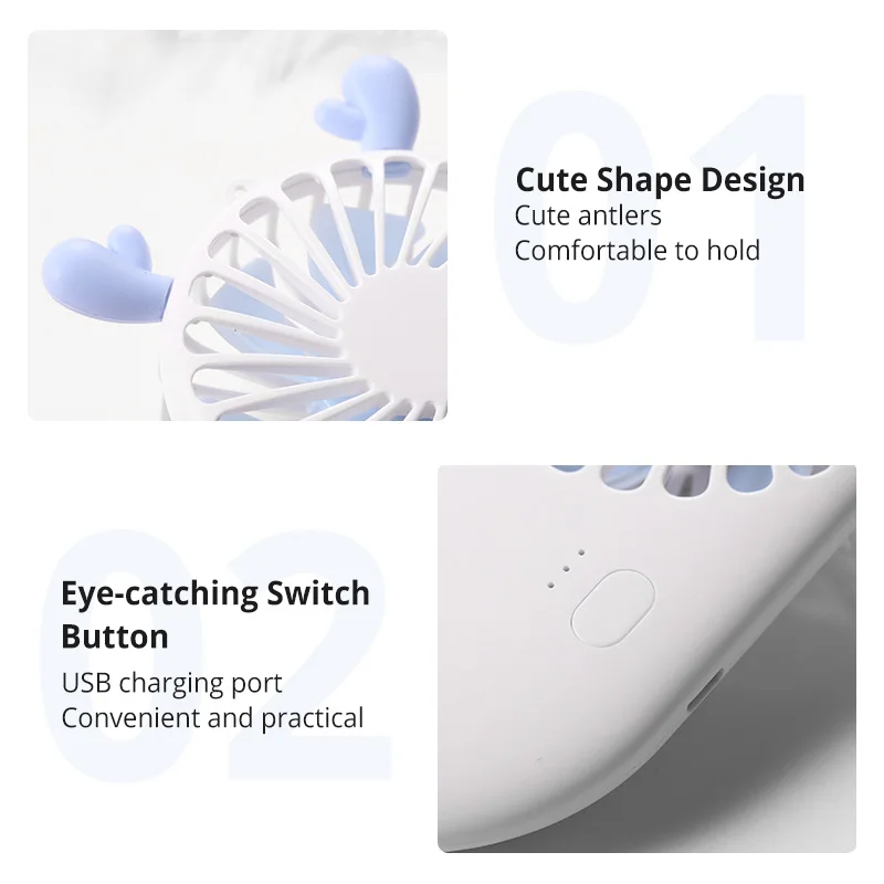 Мультяшный USB вентилятор 500 мА настольный мини охладитель Портативный Usb