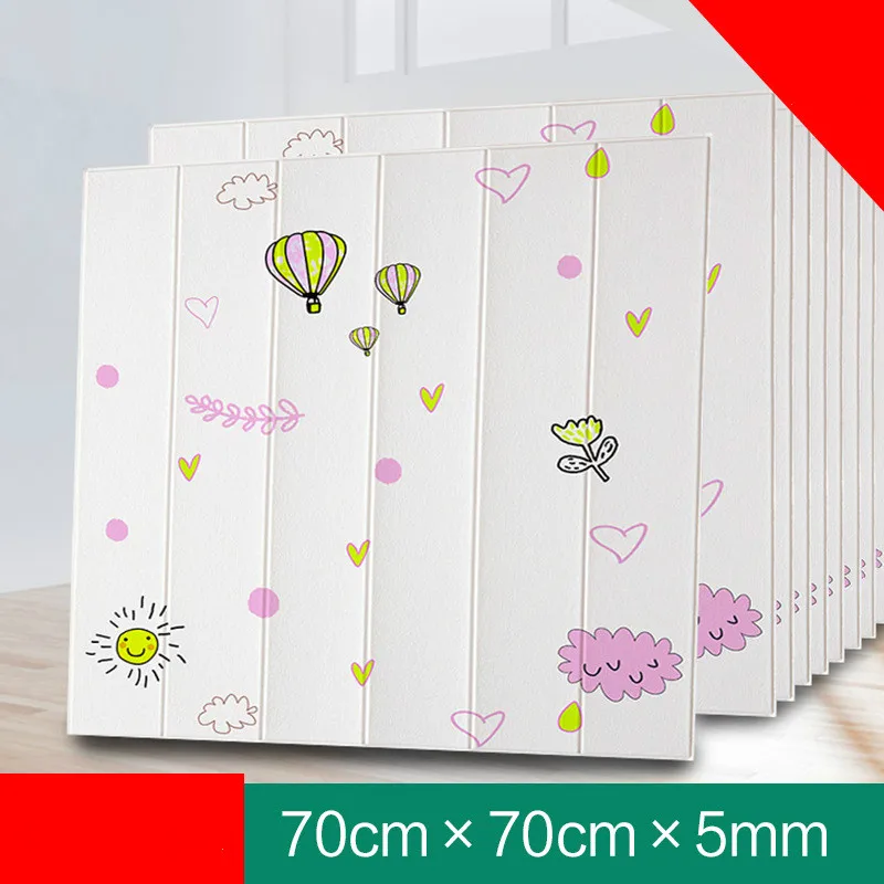 

10pcs DIY 3D Brick PE Foam Wall Stickers Panels Room Decal Stone Decoration Embossed Living Room Kids Safty Bedroom Home Decor