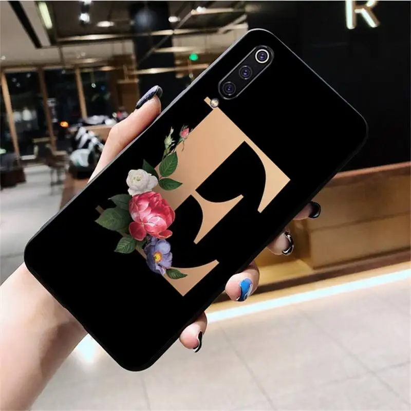 

Colorful letters flower DIY Painted Bling Phone Case for Huawei Honor 30 20 10 9 8 8x 8c v30 Lite view pro