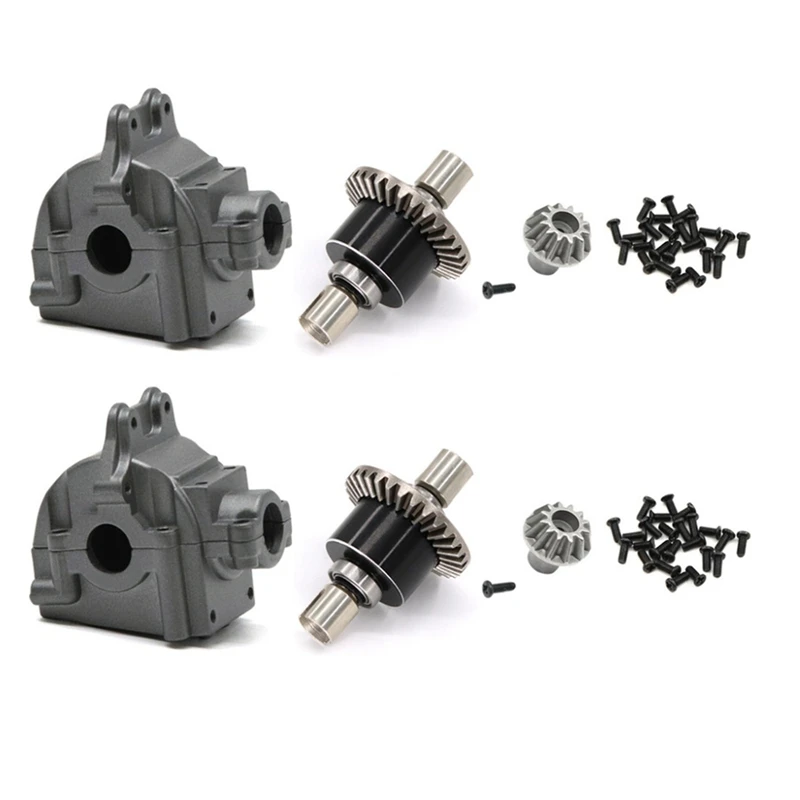 

Full Metal Differential & Gear Box Wave Box for Wltoys 144001 1/14 RC Car Spare Parts Accessories
