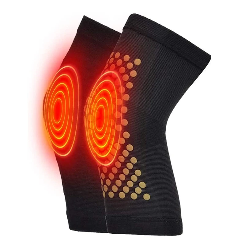 

1 Pair Wormwood Self Heating Knee Pads Brace Knee Support Sleeves Old Cold Legs Men Women Winter Outdoor Sports Kneepad Warmers