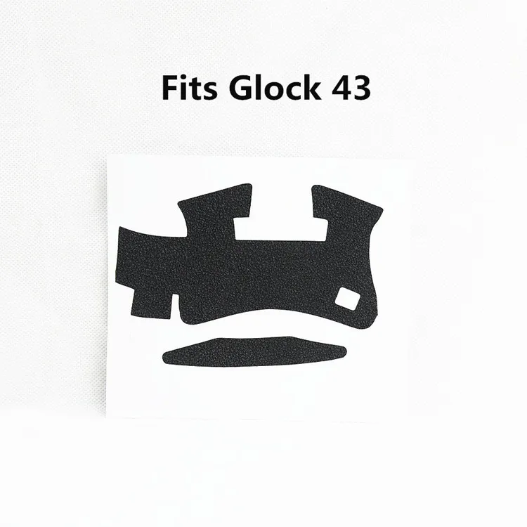 Glock 43 Резиновая текстурная обмотка на заказ для Glock 43 43X48 Пистолетная рамка для ружья клейкая лента 9 мм ручка удлинитель журнал Нескользящая лента - Цвет: Glock 43