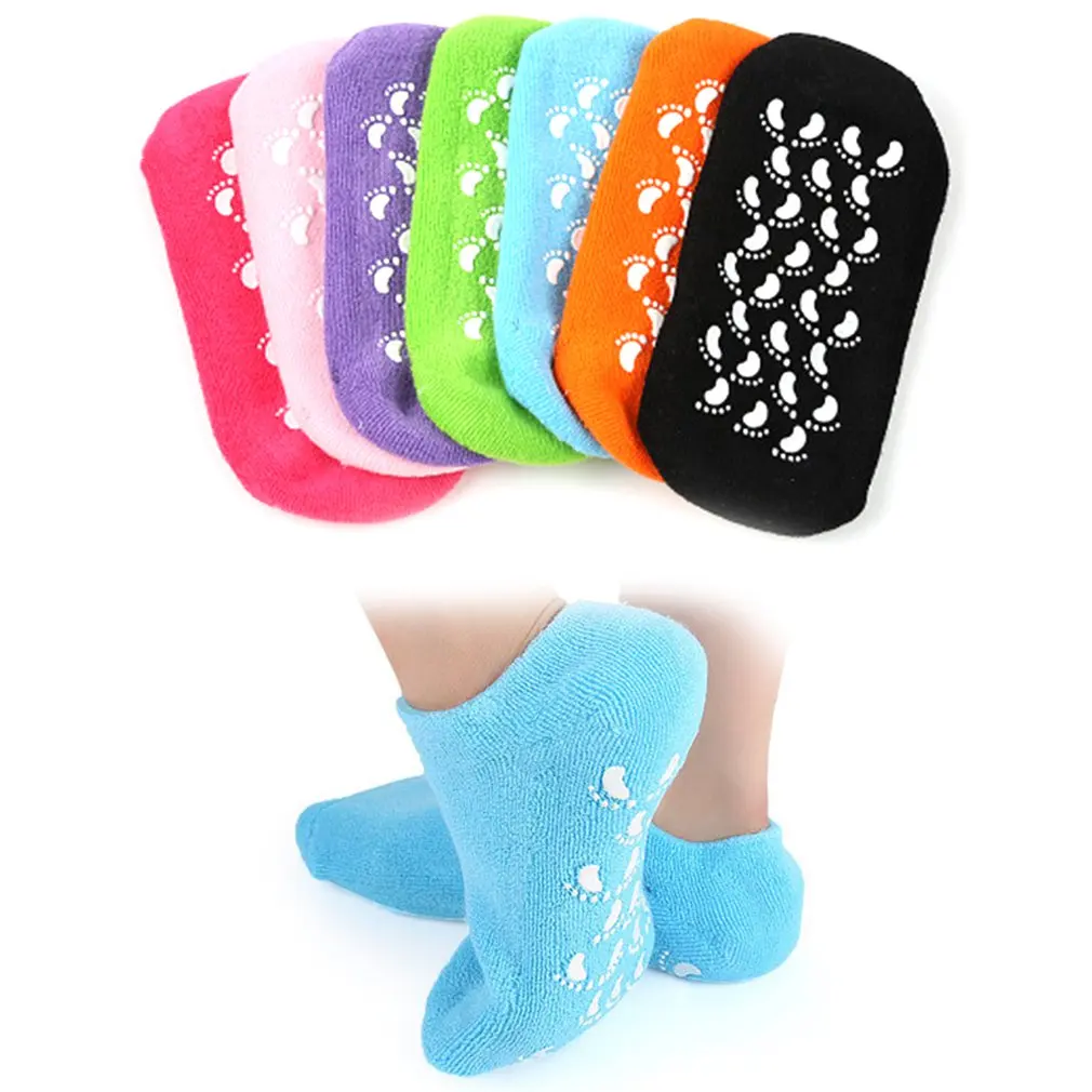 

Moisturizing Whitening Exfoliating Foot Mask Gloves Spa Gel Socks Hand Mask Feet Care Beauty Cotton Socks