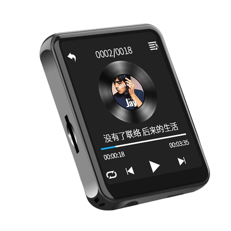 Спорт Bluetooth MP3 плеер полный сенсорный экран Поддержка Hi-Fi маленький и портативный