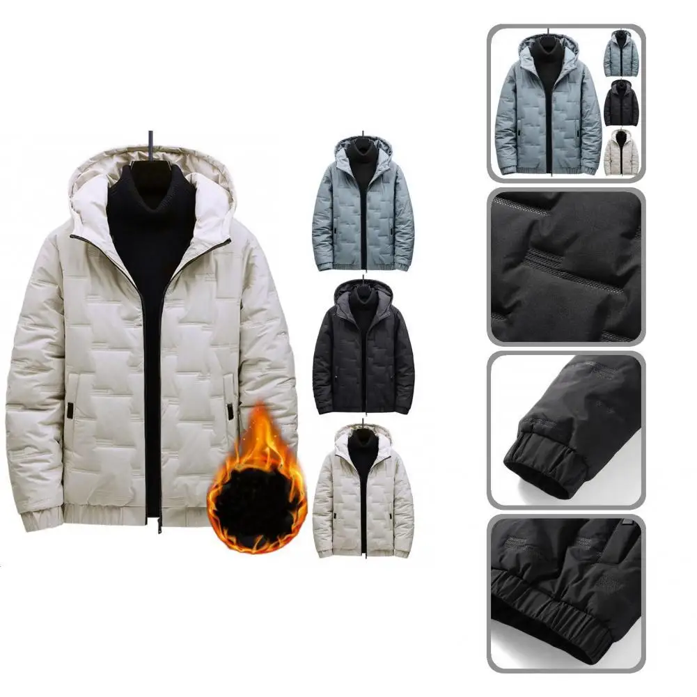 

Cardigan Fabulous Warm Winter Jacket Padded Jacket Solid Color for Outdoor