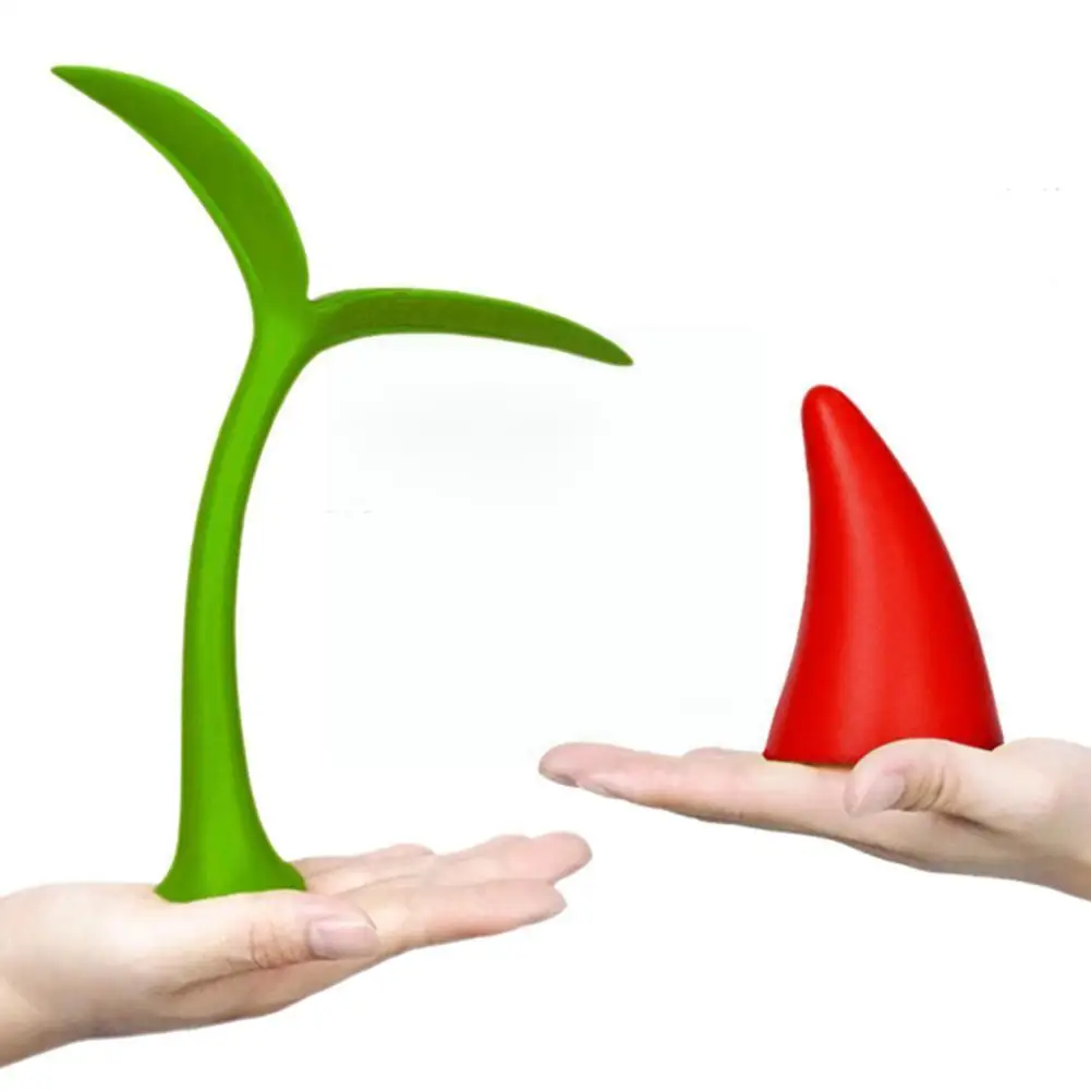 

Universal Car Roof 3D Sticke Small Sapling Devil Horn Accessories Anti-collision Findcar Decoration Personalized Artifact C B6J6