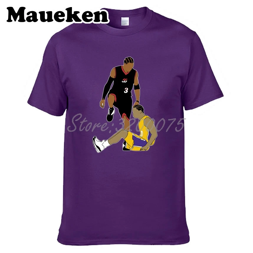Мужская футболка The Answer Allen Iverson 3 Span Tyronn Lue одежда футболка мужская футболка с круглым вырезом W19102315 - Цвет: 16