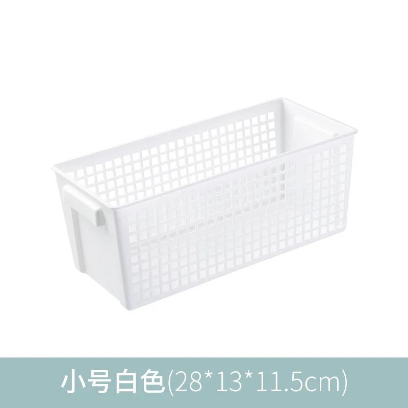 

1 Pcs Tabletop Storage Basket Snack Storage Hollow Rectangular Storage Basket Sundry Storage Frame Plastic Basket Storage Basket