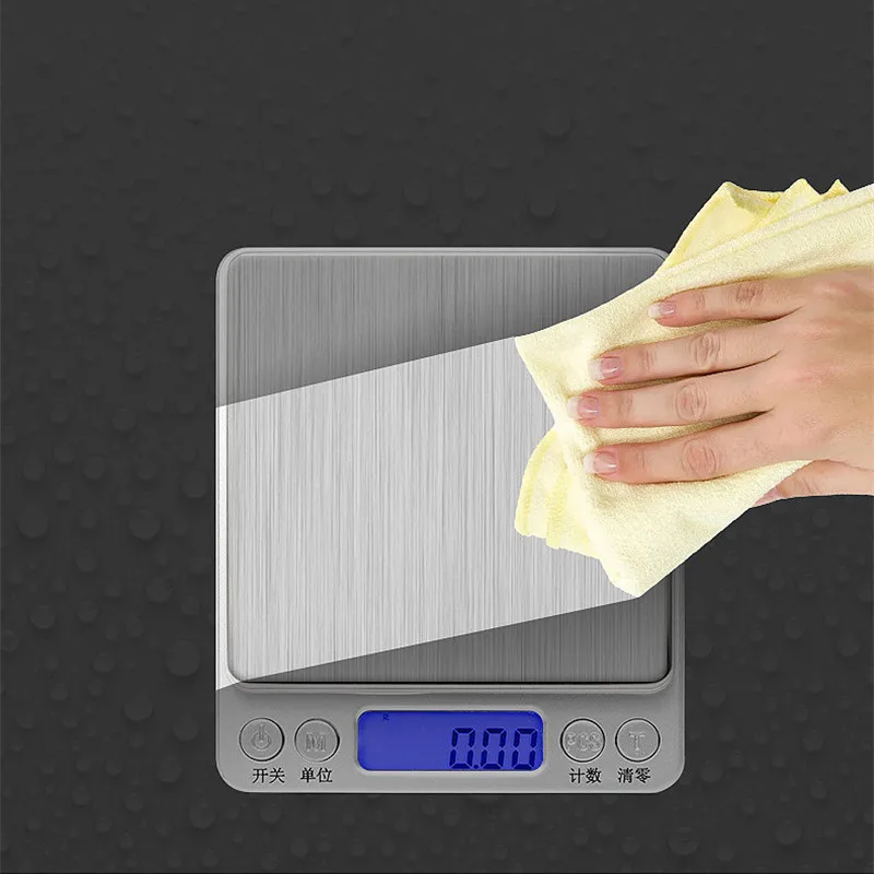 Цифровые многофункциональные кухонные весы для продуктов нержавеющая сталь 3 кг