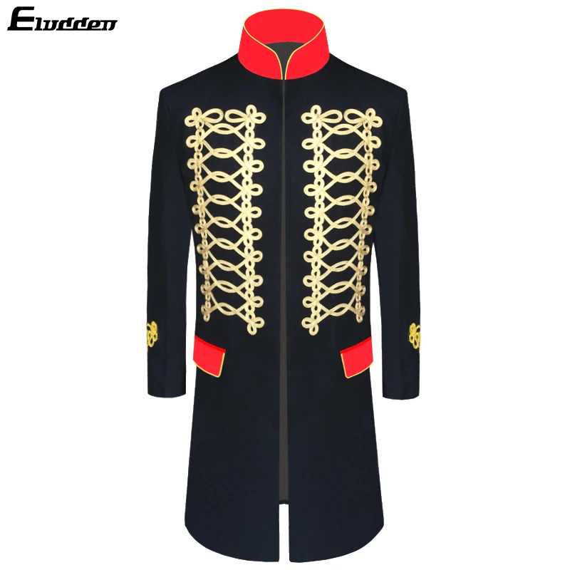 Мужской военный сценический костюм модный театральный вечерние блейзеры