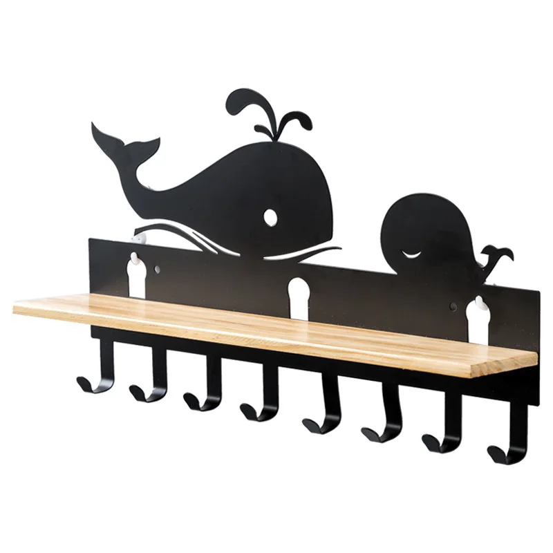 

Wall Mount Hook Rail Coat Rack with 8 Stainless Steel Hooks Wall Hooks for Home Closet Organization for Hat Towel Purse Robes