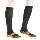 Мужские Женские Мужские Компрессионные носки до колена чулки черные Компрессионные носки для снятия усталости от боли