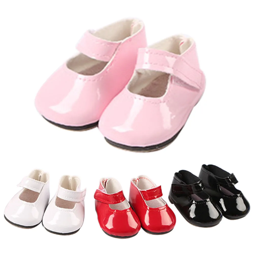 18 дюймов игрушка для девочек модная Однотонная легкая детская кукольная обувь