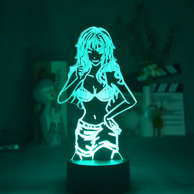 

Smart Phone Control 3D Night Light Sexy Girl Lamp Bedside Table Leds Young Chandelier Pendant Lamparas Decoration For Bedroom