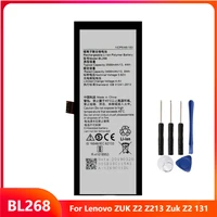 original replacement phone battery bl268 for lenovo zuk z2 z213 zuk z2 131 rechargable batteries 3500mah with free tools