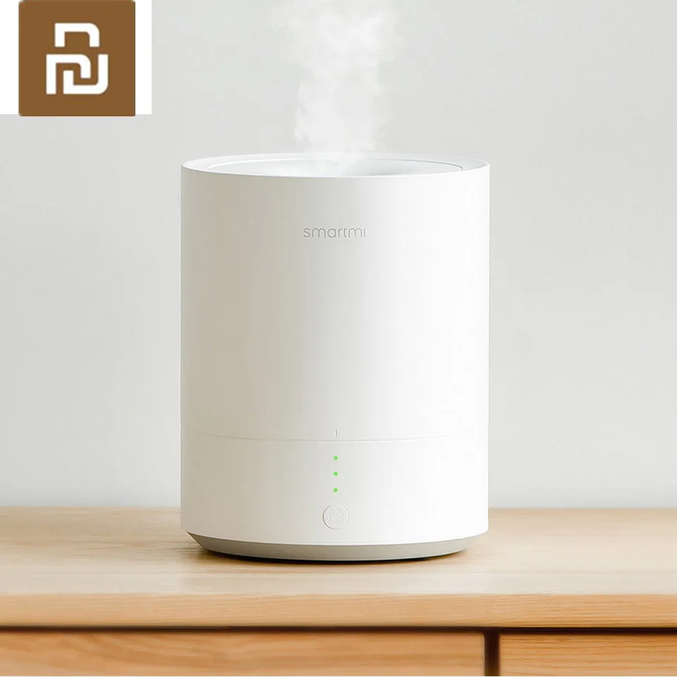 Mijia Smartmi увлажнитель 2.25L 3 файла тихий спрей ультразвуковой очиститель воздуха