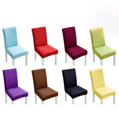 1/4/6 шт сплошной Цвет чехол для кресла спандекс эластичные чехлов чехлы на стулья