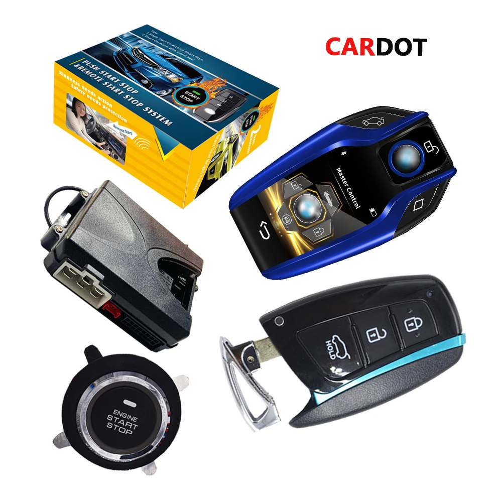 

Cardot KOL автомобильная система сигнализации с дистанционным управлением, без ключа, с нажимной кнопкой, Прямая поставка-CTDHD-L
