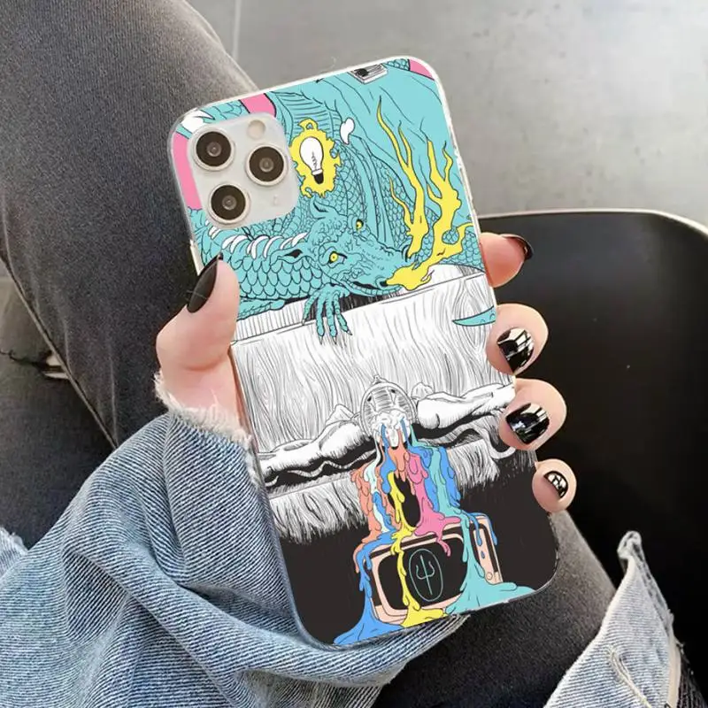 YNDFCNB Twenty One Pilot Phone Case for iphone 13 11 12 pro XS MAX 8 7 6 6S Plus X 5S SE 2020 XR case