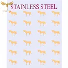 12 пар серег-гвоздиков, из нержавеющей стали