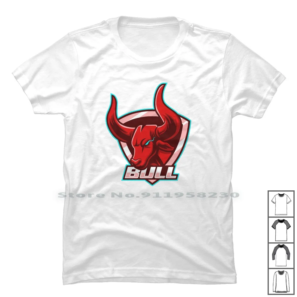 

Bull 1 T Shirt 100% Cotton Cartoon Movie Comic Tage Game Bull Age Ny Me Funny Anime Movie