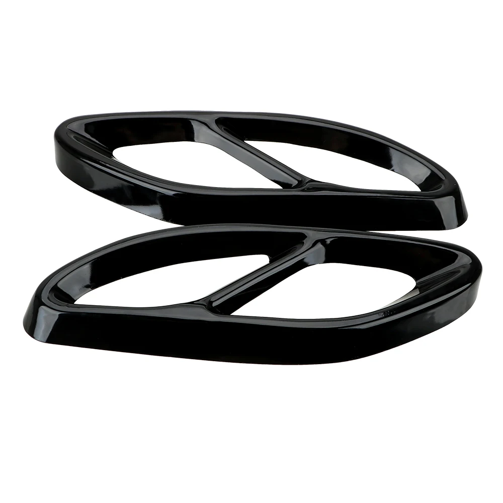 Задняя крышка выхлопной трубы декоративная рамка для автомобилей Mercedes Benz A B C E GLE