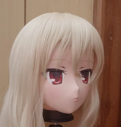 

(C2-055) Top Quality Handmade Female Silicone Rubber Face Mask Cosplay Kigurumi Masks Crossdresser Doll Kigurumi Anime Role Play