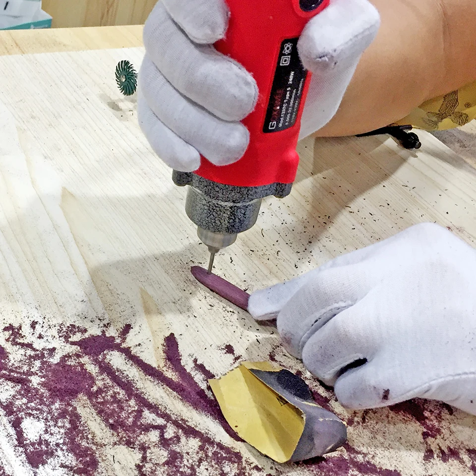 GOXAWEE электрический шлифовальный станок 220 В электрическая дрель стиль Dremel