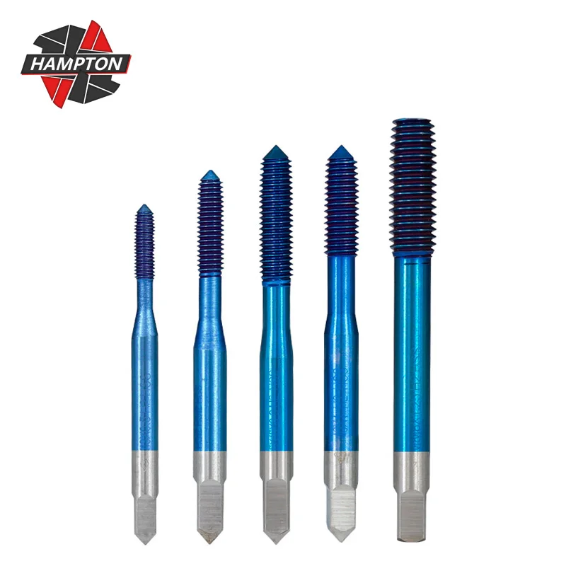 Hampton M2-M12 Nano Blue покрытием резьбы крана из быстрорежущей стали с Fluteless формируя