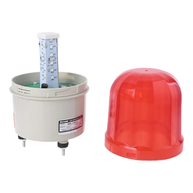 50LB 220V/12V/24V LED Alarm Light Warning Lamp Signal Buzzer Rotary Strobe Flash Siren Emergency Sound Illumination Hummer | Лампы и