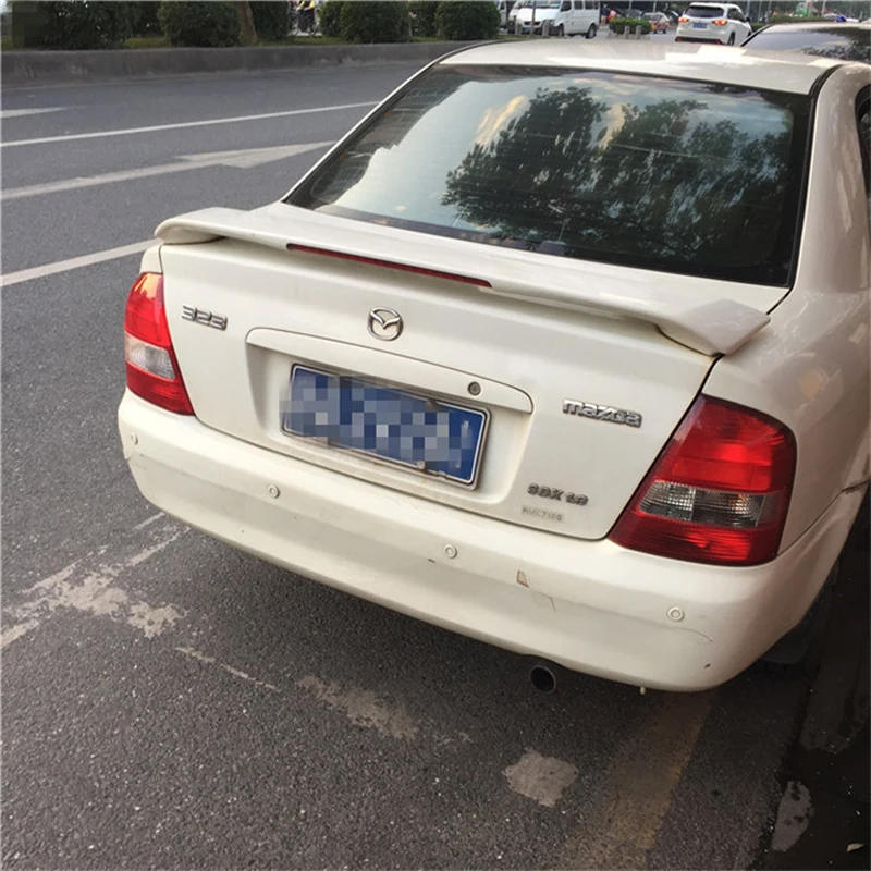 Спойлер для Mazda 323 спойлер из АБС материала заднего крыла автомобиля праймер