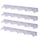 Настенный органайзер для специй 24 шт., пластиковая стойка для хранения ингредиентов, 5 шкафов, кухонных шкафов, дверных крючков, банок, держателей для специй