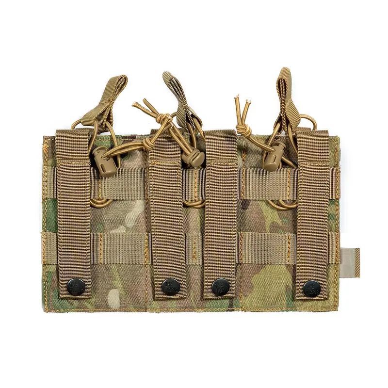 OneTigris Открытый Топ Тройная винтовка/Пистолет подсумок Тактический M4/M16/SA80/G36/AK47/AK74 подсумок для страйкбола пейнтбола